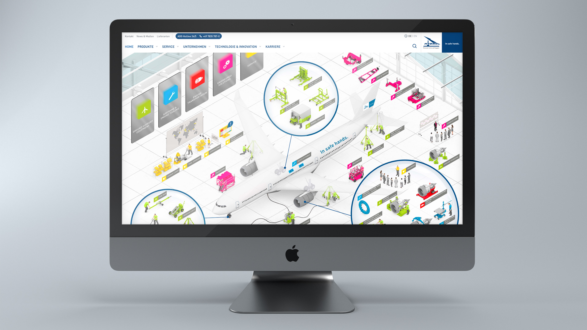Website und Produkt-Mindmap: Markenrelaunch für Hydro